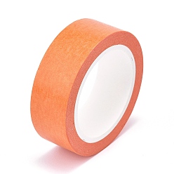 Light Salmon DIY Solid Color Scrapbook Decorative Paper Tapes, Self Adhesive Tapes, Light Salmon, 15mm, about 10m/roll