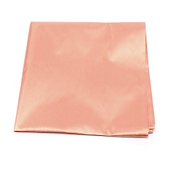 Saumon Clair Tissu de protection emf, tissu Faraday, emi, tissu de cuivre de nickel de blindage rf et rfid, saumon clair, 123.5x110x0.01 cm