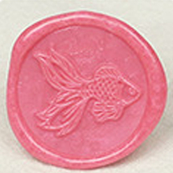 Ярко-Розовый Частицы сургуча, для ретро печать печать, восьмиугольник, ярко-розовый, размер бутылки: 40x34 мм, о 45шт / бутылка