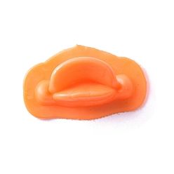Coral Plastic Craft Duck Mouth, Doll Making Supplies, Coral, 42mm, about 10pcs/bag