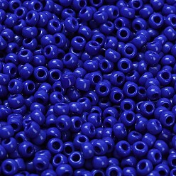 (48) Opaque Navy Blue Тохо 8/0 круглые бусины, японский бисер, (48) непрозрачный темно-синий, 3 мм, отверстие : 1 мм, Около 1111 шт / 50 г