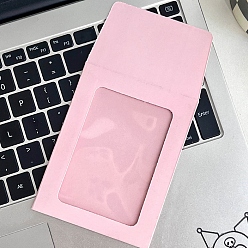 Pink Enveloppes en papier, enveloppe de protection pour porte-cartes, rectangle, rose, 115x85mm