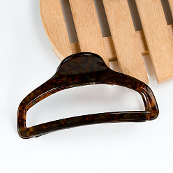 Кокосово-Коричневый Заколки для волос с когтями из ацетата целлюлозы (смола), аксессуары для волос для женщин и девочек, кокосового коричневый, 112x55x30 мм