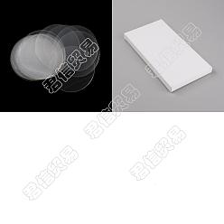 Clear Double Sided Adhesive Dots, Removable Transparent PVC Sticky Dots, for Photo, Ornament Hanger, Clear, 60.5x1mm, 80pcs/box
