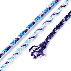 Light Sky Blue 11M Braided Nylon Chinese Knot Cord, Nylon Jewelry Cord for Jewelry Making, Light Sky Blue, 2mm, about 12.03 Yards(11m)/Roll