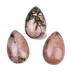 Родонит Природные подвески родонит, слезинки, 28~28.5x18~18.5x6~6.5 мм, отверстие : 2.5~3 мм