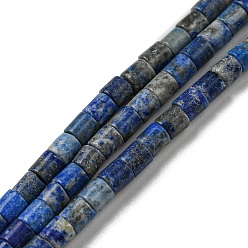 Lapis Lazuli Natural Lapis Lazuli Beads Strands, Column, 4~4.3x4~4.6mm, Hole: 0.8mm, about 87pcs/strand, 15.12~15.20 inch(38.4~38.6cm)