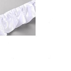 Белый 5 метров полиэстеровых лент для шитья и декорирования, белые, 3-1/8 дюйм (80 мм)