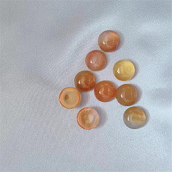 Red Agate Natural Red Agate Cabochons, Half Round/Dome, 6mm