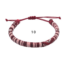 10 Bohemian Ethnic Style Handmade Braided Bracelet for Teens Colorful Surfing Friendship Bracelet