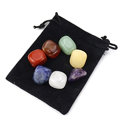 Rectangle 7 шт. смешанные украшения из драгоценных камней, для украшения дома, прямоугольные, 15~20 мм, 7 шт / комплект