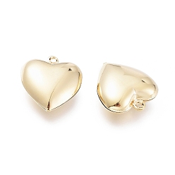 Golden 304 Stainless Steel Pendants, Hollow Heart, Golden, 18x16x6.5mm, Hole: 1.2mm