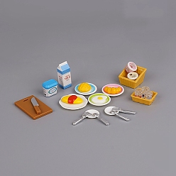 Разноцветный Пластиковая мини модель, аксессуары для кукольного домика с микро-ландшафтом, притворяясь опорными украшениями, красочный, 130x143x27 мм