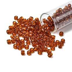 (423) Transparent Root Beer Тохо 3/0 круглые бусины, японский бисер, (423) прозрачный корневой пивной напиток, 5.5 мм, отверстие : 1.9 мм, Около 60 шт / 10 г
