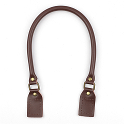 Coconut Brown Leather Bag Handles, for Bag Replacement Accessories, Coconut Brown, 40x1.5x1cm