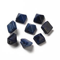 Lapis Lazuli Natural Lapis Lazuli Beads, Faceted Pyramid Bead, 9x10x10mm, Hole: 1.2mm