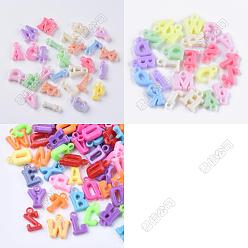 (52) Непрозрачная лаванда 180g 3 стили непрозрачных акриловых подвесок, cmешанные буквы, разноцветные, 12.5~15x5~13x3.5 мм, отверстие : 2 мм, 60 g / style