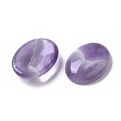 Amethyst Natural Amethyst Massager, Worry Stone for Anxiety Therapy, Oval, 40x30x9mm