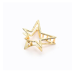 H132 Golden Pentagram Заколка для ванны в форме сердца с пятиконечной звездой - европейские и американские аксессуары для волос