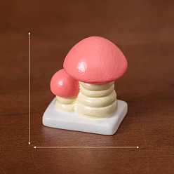 Светло-Вишневый Мини-модель кота из смолы, аксессуары для кукольного домика с микро-ландшафтом, притворяясь опорными украшениями, светло-вишневый, 26x29 мм