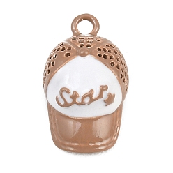 Верблюжий Подвески из эмали и сплава, стойки покрытие, шляпные прелести, окрашеные, без кадмия, без никеля и без свинца, верблюжие, 23.5x14x8.5 мм, отверстие : 2.5 мм