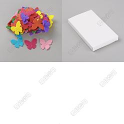 Бабочка 300 шт. нетканого материала, для поделок ремесел, бабочка, 23x26x1 мм