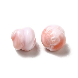 Red Opaque Acrylic Beads, Cloud, Red, 10x10mm, Hole: 1.2mm, about 930pcs/500g