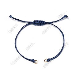Couleur Mélangete 18 pièces 9 couleurs cordon polyester fabrication de bracelets, or, couleur mixte, 11.02 pouce (28 cm), 2 pcs / couleur