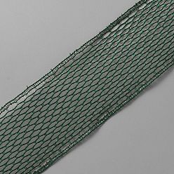 Vert Ruban en maille de polyester, plat, verte, 1-7/8 pouces (49 mm), environ 19.69 yards (18m)/rouleau