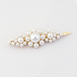H184-5 Sweet Pearl Hair Clip Duck Clip - European and American Exclusive Supply