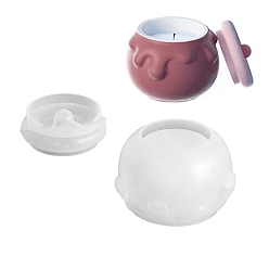 Белый Бутылки diy силиконовые подсвечники формы, формы для литья смолы, для уф-смолы, пищевой, белые, 66x97 мм