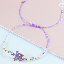 5 Colorful Turtle Bracelet Crystal Bead Ocean Series Sea Bracelet