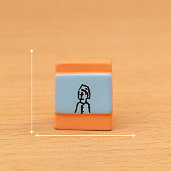 Furniture & Appliances Мини-модель из смолы, аксессуары для кукольного домика с микро-ландшафтом, притворяясь опорными украшениями, аккордеон, 16x19 мм