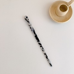 1# Cow Color Acetate Minimalist Hairpin - Ancient Style Updo Hairpin, Unique, Cool Chopsticks Hair Accessories.