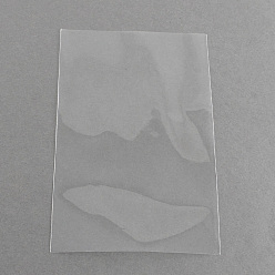 Clear OPP Cellophane Bags, Rectangle, Clear, 12x8cm, Unilateral Thickness: 0.035mm