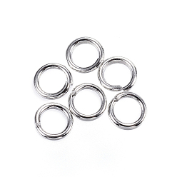 Stainless Steel Color Tarnish Resistant 304 Stainless Steel Open Jump Rings, Round, Stainless Steel Color, 20 Gauge, 4.5x0.8mm, Inner Diameter: 2.9mm, about 400pcs/20g