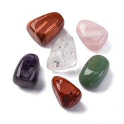 Смешанные камни Природный драгоценный камень, лечебные камни, для энергетической балансировки медитативной терапии, упавший камень, драгоценные камни наполнителя вазы, нет отверстий / незавершенного, самородки, 20~35x13~23x8~22 мм