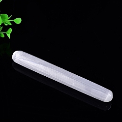 Selenite Natural Selenite Sticks Wands, Selenite Crystal Healing Stone Sticks for Reiki Metaphysical Energy Drawing Protection Wiccan Altar Supplies, 150mm