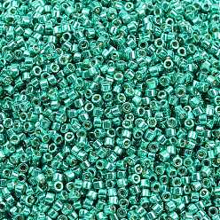 (DB2505)Duracoat Galvanized Dk Mint Green Бусины miyuki delica, цилиндр, японский бисер, 11/0, (db2505)duracoat оцинкованный dk мятно-зеленый, 1.3x1.6 мм, отверстие : 0.8 мм, Около 100000 шт / 500 г