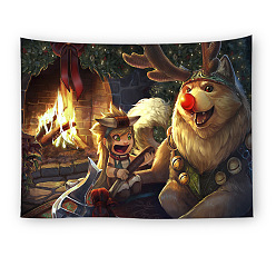 style 7 hanging cloth decoration cloth christmas print tapestry
