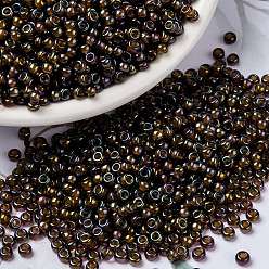 (RR3542) Миюки круглые бусины рокайль, японский бисер, 15/0, (rr 3542), 1.5 мм, отверстие : 0.7 мм, Около 5555 шт / 10 г