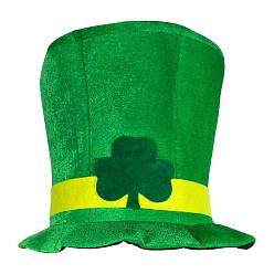 Vert Chapeau de fête en soie, pour les décorations de la maison du festival de la fête de la saint patrick, verte, 300mm