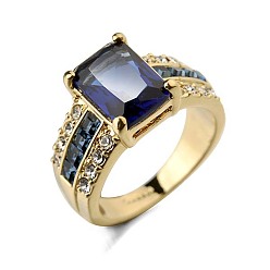 10404001 Blue Chic and Trendy Women's Ring Jewelry - European & American Fashion Accessories