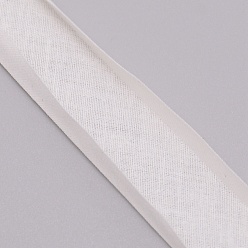 Ivoire Ruban de coton, pour la décoration, emballage cadeaux et bricolage artisanat décoratif, plat, blanc crème, déplier : pouce (1.57 mm), pli: 40 mm, environ 20 m / bibone 