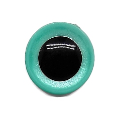 Turquoise Craft Plastic Doll Eyes, Stuffed Toy Eyes, Safety Eyes, Half Round, Turquoise, 10.5mm