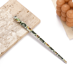 Avocado Палочки для волос из ацетата целлюлозы, аксессуары для волос для женщин и девочек, авокадо, 180 мм