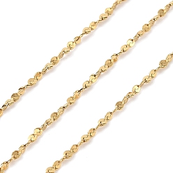 Золотой 304 змеевиковые цепи из нержавеющей стали, несварные, с катушкой, ионное покрытие (ip), золотые, 0.04 дюйм (0.1 см)