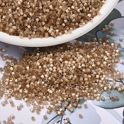 (DB1802) Окрашенный Ракушечно-шелково-атласный Бусины miyuki delica, цилиндр, японский бисер, 11/0, (дБ 1802) шелк сатин, 1.3x1.6 мм, отверстие : 0.8 мм, Около 2000 шт / 10 г