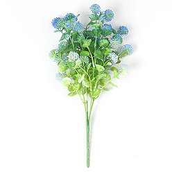 blue Eucalyptus flower bud wedding decoration small bunch of green artificial fake flower money leaf Nordic style