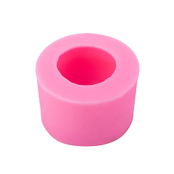 Pink Силиконовые формы для свечей в канун Рождества, для изготовления ароматических свечей, розовые, 7.8x5 см